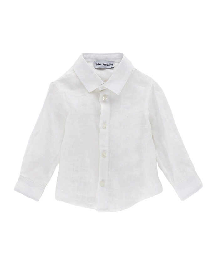 chemise-en-lin-blanc-broderie-aigle