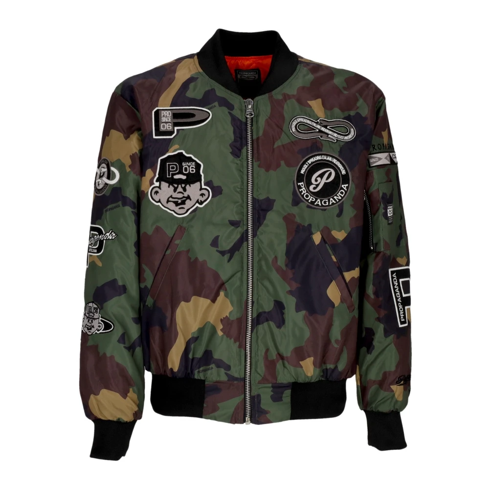 Propaganda Camo Bomber Jas Multicolor Heren