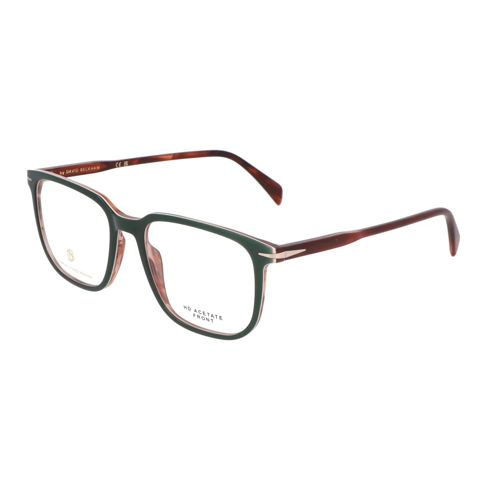 Eyewear by David Beckham Retro Vierkante Brillencollectie Green Unisex