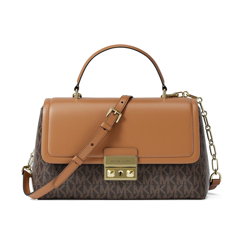 Michael Kors Women's Brown Tribeca Extra-Small Crossbody Bag