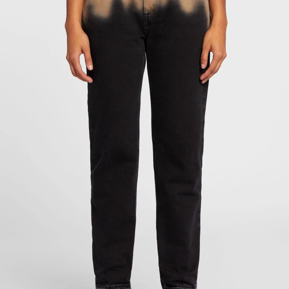 Roberto Cavalli Faded Acid-Wash Boyfriend-Fit Jeans Multicolor Dames