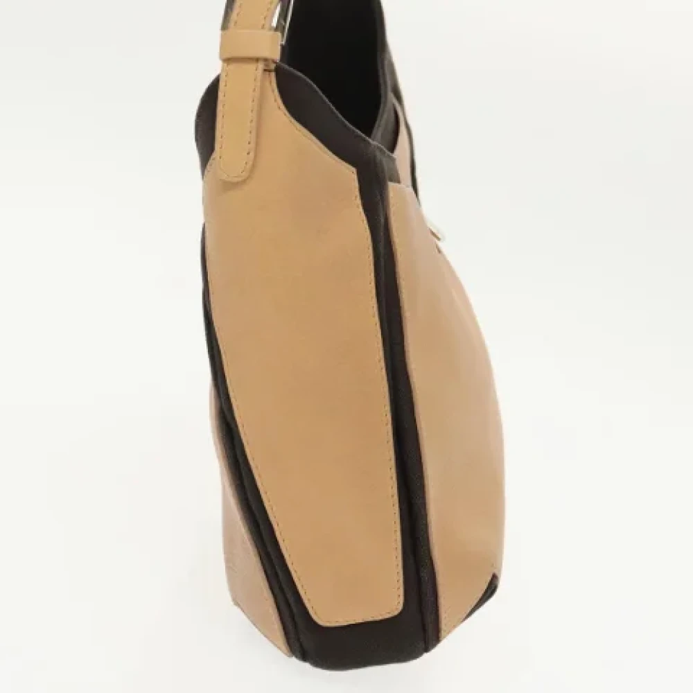 Bally Pre-owned Leather shoulder-bags Beige Dames