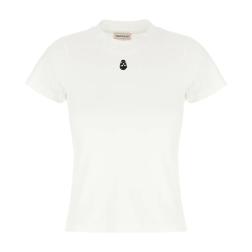 Alexander mcqueen Casual Katoenen T-Shirt voor Mannen White Dames