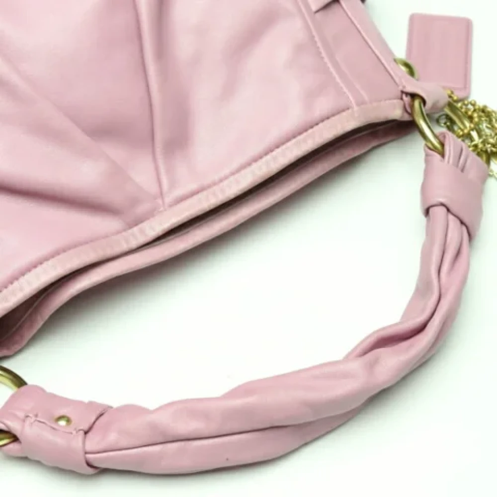 Coach Pre-owned Fabric shoulder-bags Pink Dames