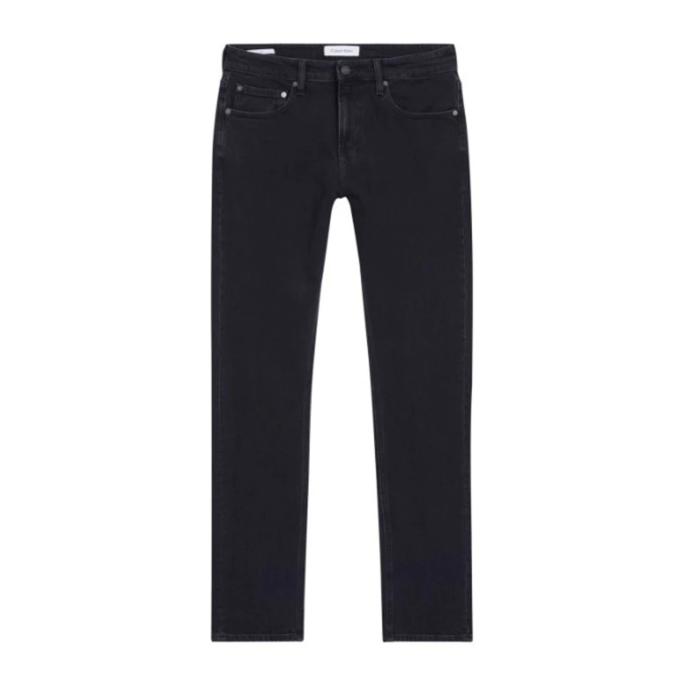 Calvin Klein Slim Fit Gewassen Zwarte Jeans Black Heren