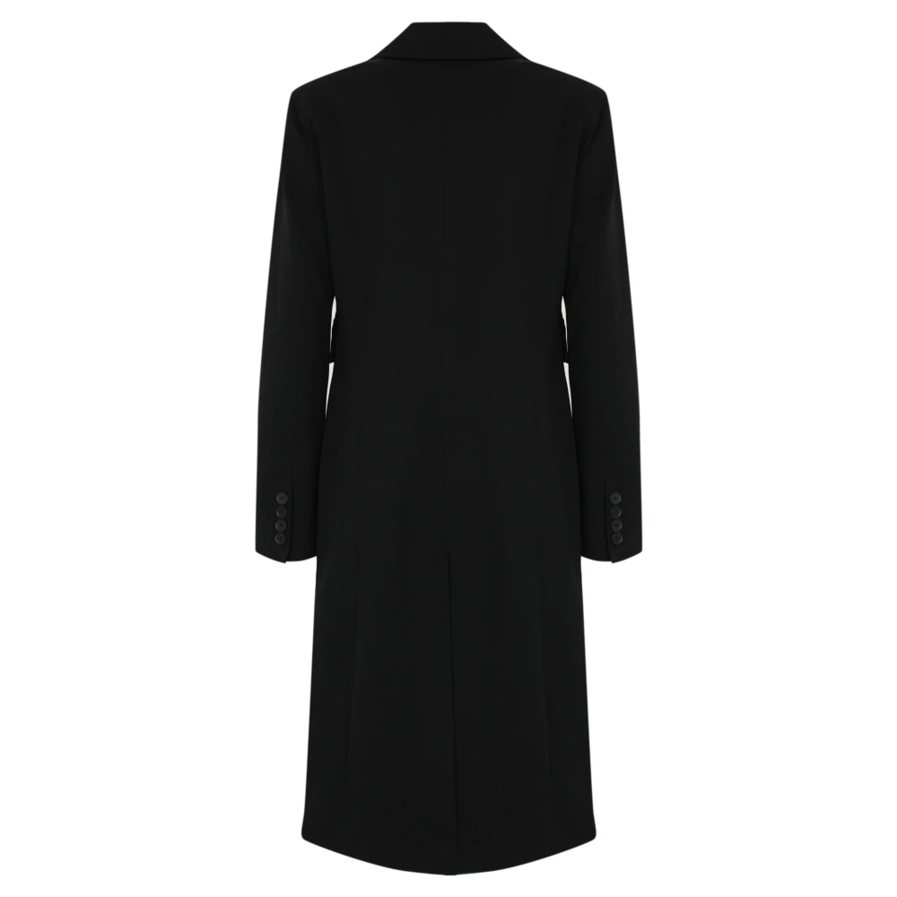 Liviana Conti Zwarte Milano Jas met Revers Black Dames