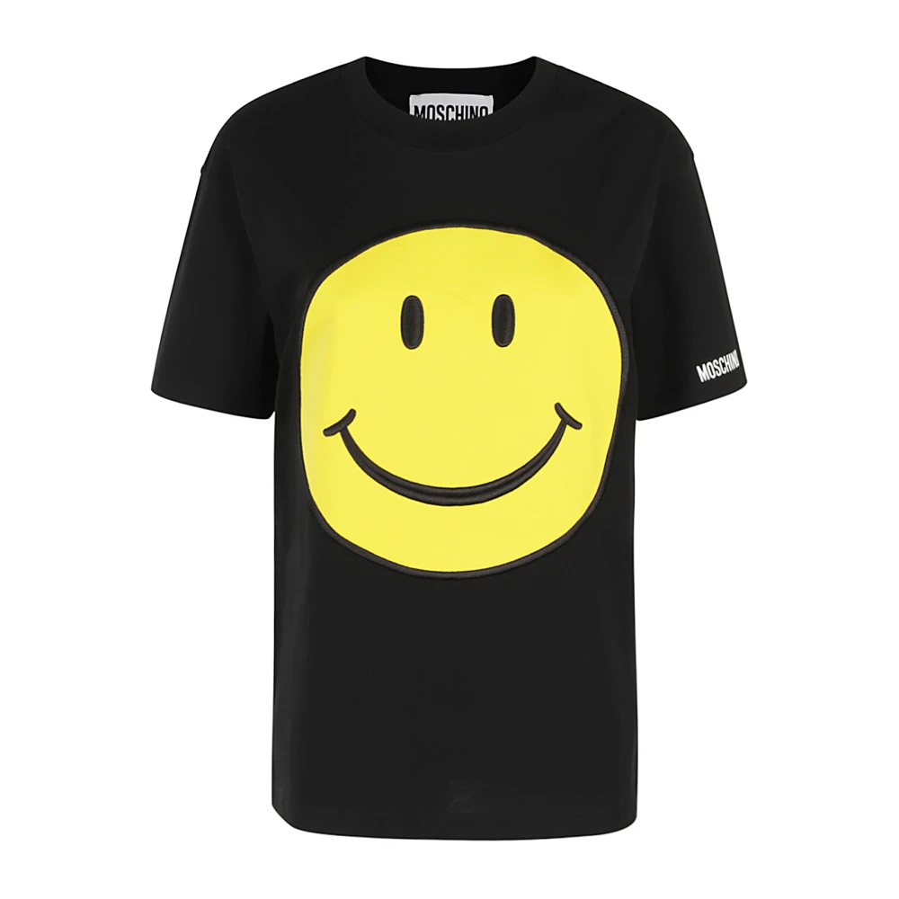 Moschino Casual Katoenen T-shirt Black Dames