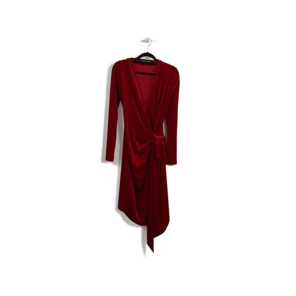 Alexandre Vauthier Pre-owned Polyester dresses Red Dames