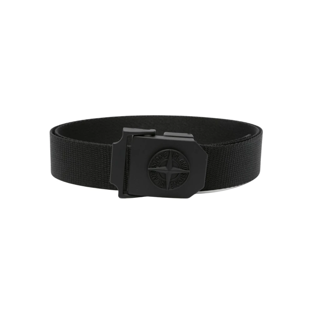 Stone Island Unisex Nero - Belts - Accessories - 105 Cm