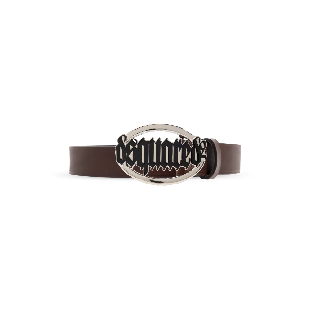 Dsquared2 Leren riem Brown Dames