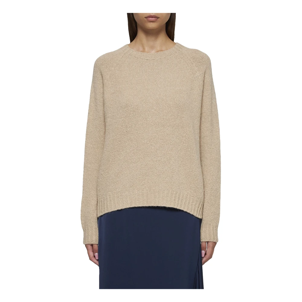 Max Mara Weekend Rondhals gebreide trui Beige Dames