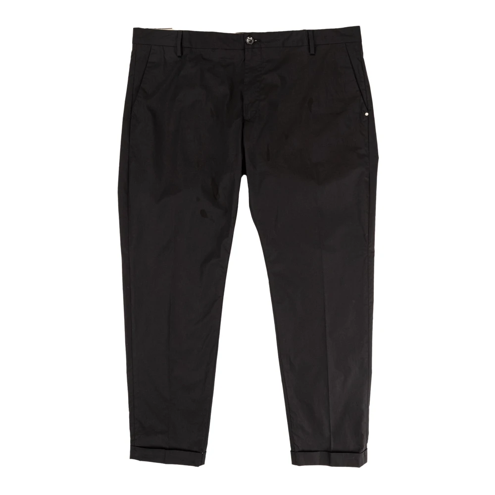 Liu Jo Reguliere Chino Broek Capritela Stijl Black Heren