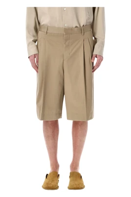 Bermudashorts i bomull med lägg