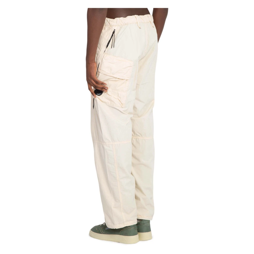 C.P. Company Losse Utility Broek in Micro Reps Beige Heren