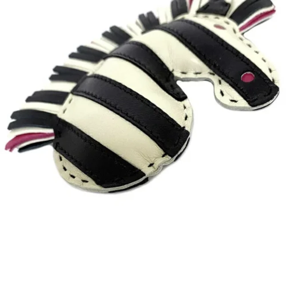 Hermès Vintage Pre-owned Fabric key-holders Black Dames