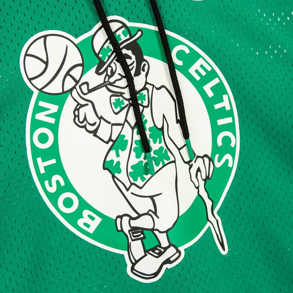 Mitchell & Ness Korte Mouw NBA Hoody 2008 Viering Green Heren