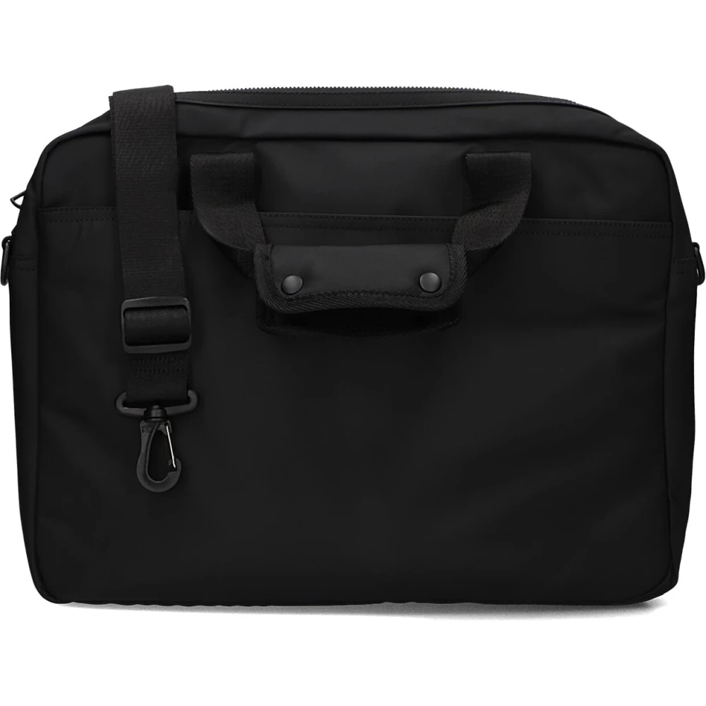 Tommy Hilfiger Zwarte Schoudertas voor Mannen Black Heren