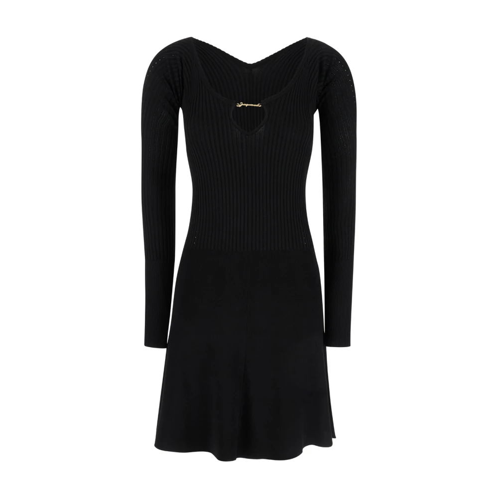 Jacquemus Knitted Dresses Black Dames