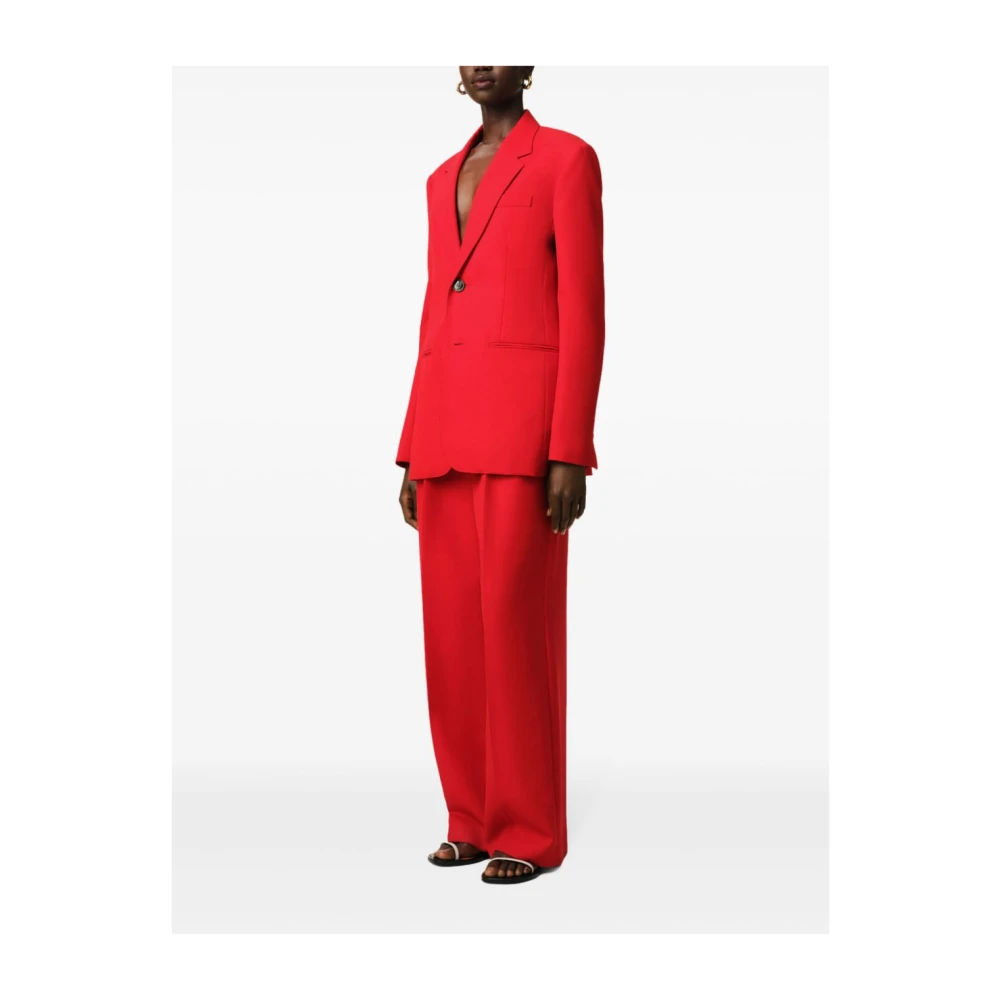 Ami Paris Rode Blazer Americana Jas Red Dames