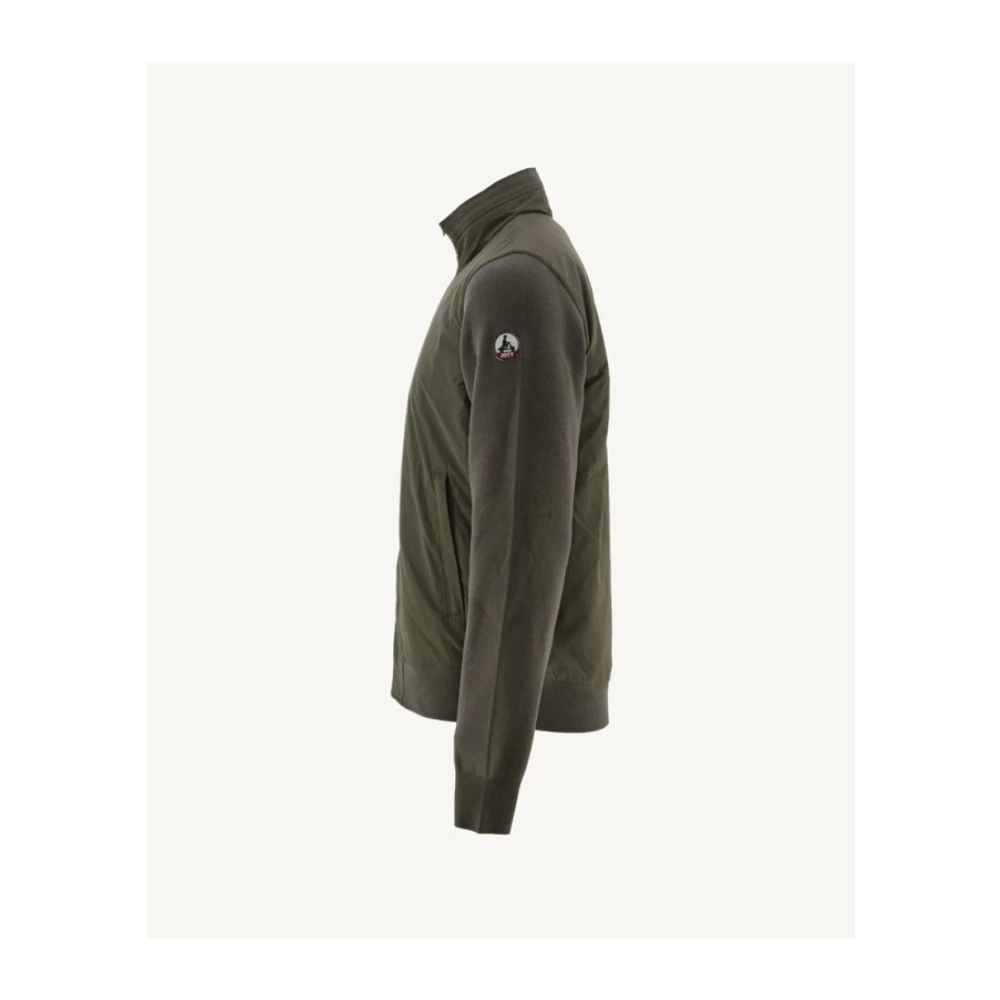 Jott Groene hoodie met ritssluiting Green Heren