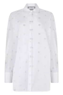 Regular Fit Skjorta Monogram Crystal