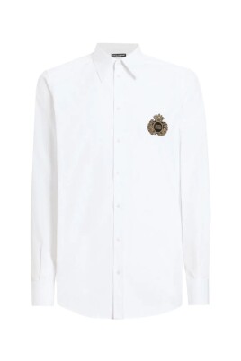 white-logo-patch-shirt