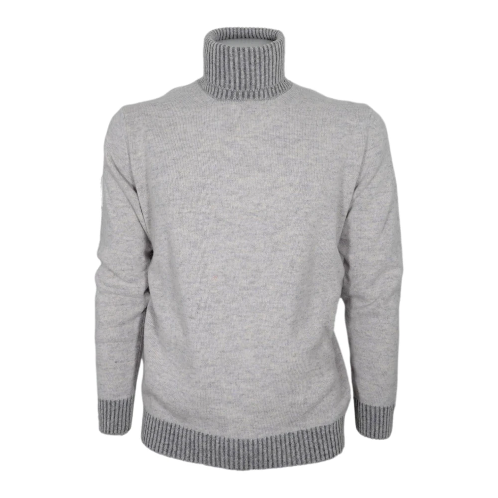 Cashmere Company Men's Gray Turtlenecks, 2XL, Turtleneck