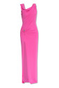 robe-avec-epingle-de-surete-decorative-et-drape