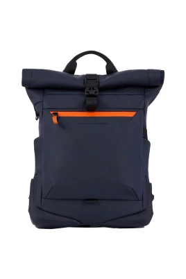 Water resistant roll top backpack for laptop 15,6