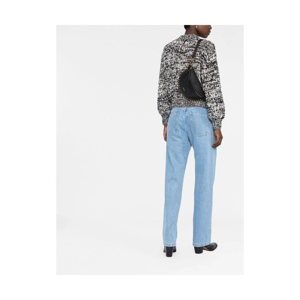 Isabel marant Zwarte Schoudertas van Leer Black Dames