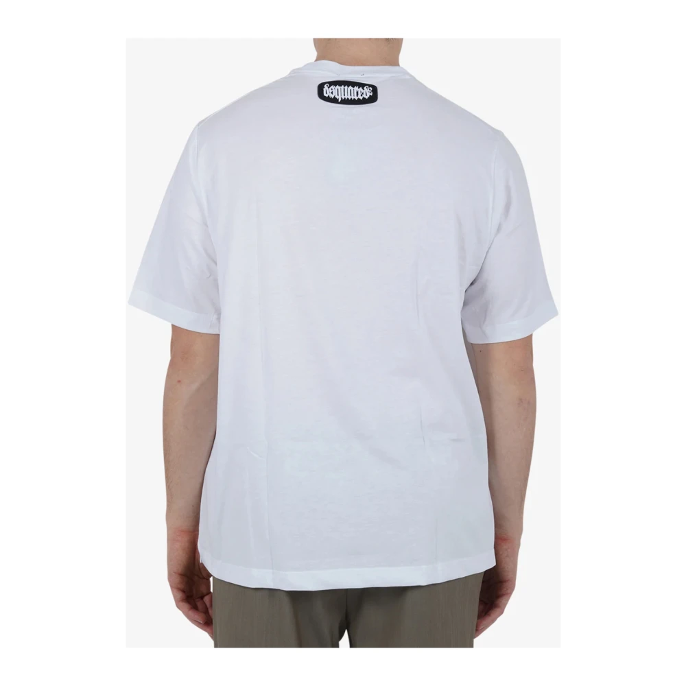 Dsquared2 Witte T-shirts en Polos White Heren