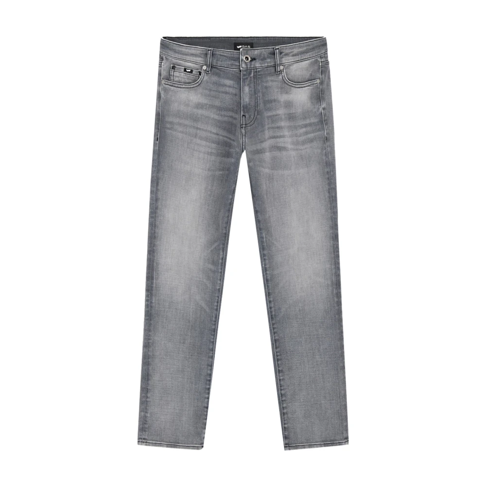 Gas Men's Gray Albert Slim Jeans - Slim Fit Jeans - W31 - Jeans