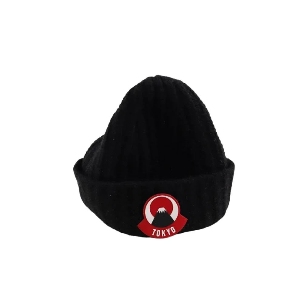 Moncler Pre-owned Wool hats Black Dames
