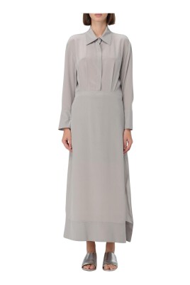 flowing-silhouette-collared-dress