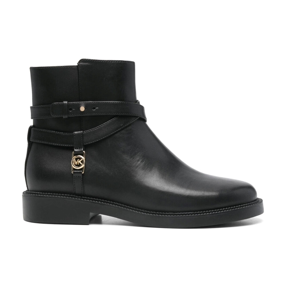 ショートブーツ・ブーティ Michael Kors Woman Flat ankle boots Black 40F3RGME5L 001 Michael Kors(マイケルコース) ショートブーツ・ブーティ