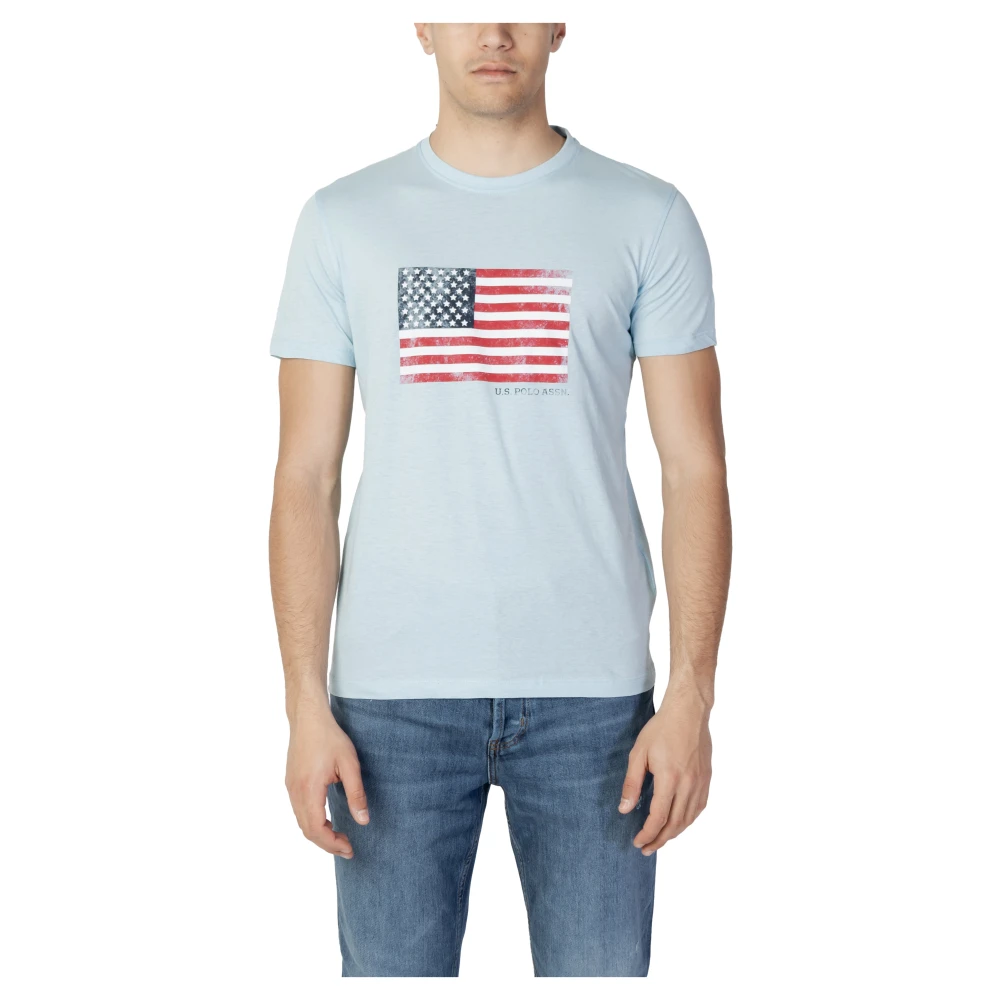 U.s. Polo Assn. Katoenen Heren T-shirt Lente Zomer Collectie Blue Heren