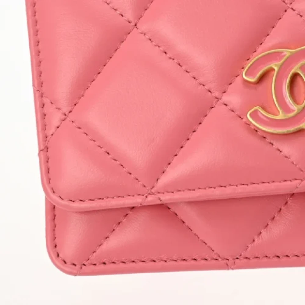 Chanel Vintage Pre-owned Fabric chanel-bags Pink Dames