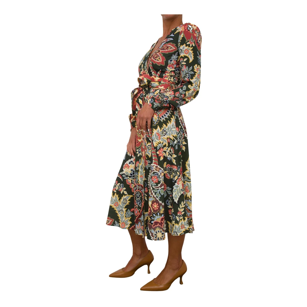 ETRO Fantasia Midi Jurken voor Vrouwen Multicolor Dames