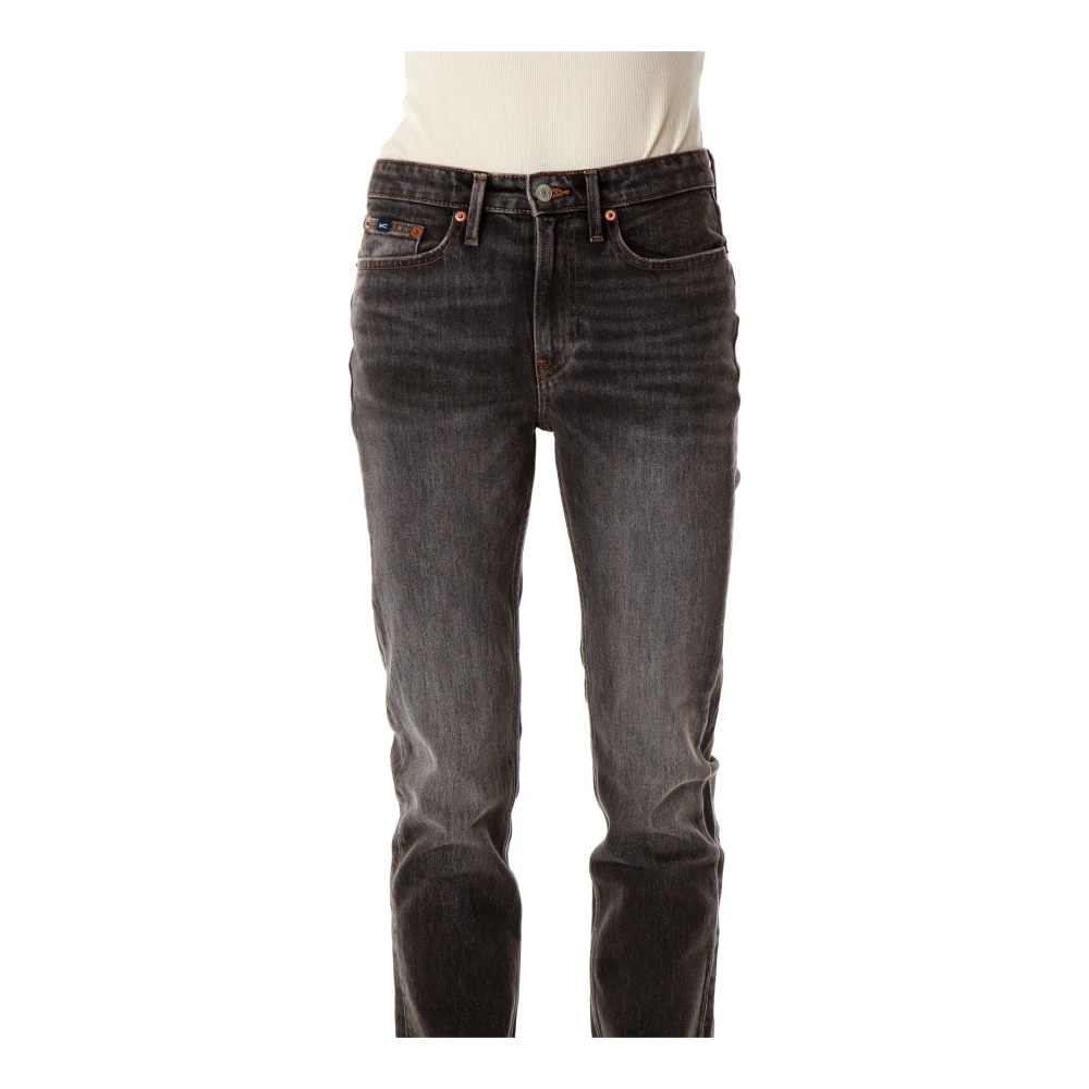 Denham Slim Fit Mid Waist Jeans Gray Heren