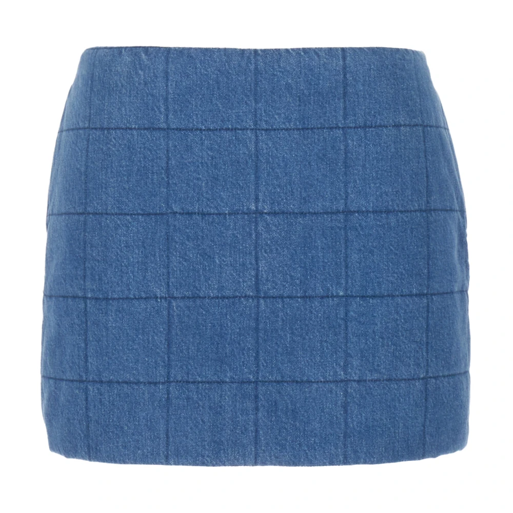 Gucci Gewatteerde Rok Blue Dames