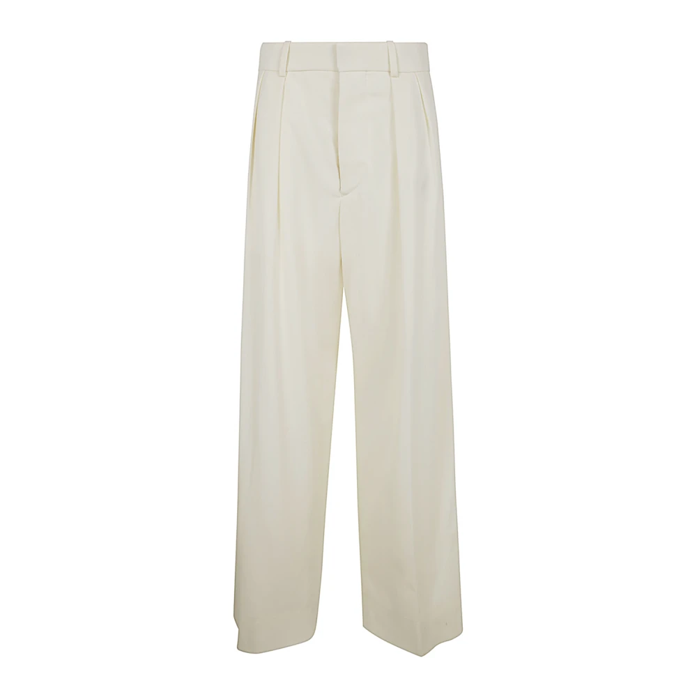 Wardrobe.nyc Off White Low Rise Broek White Dames