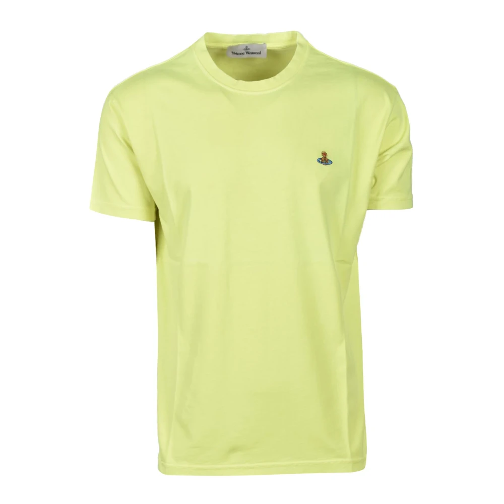 Vivienne Westwood Katoenen T-shirt met uniek ontwerp Yellow Heren
