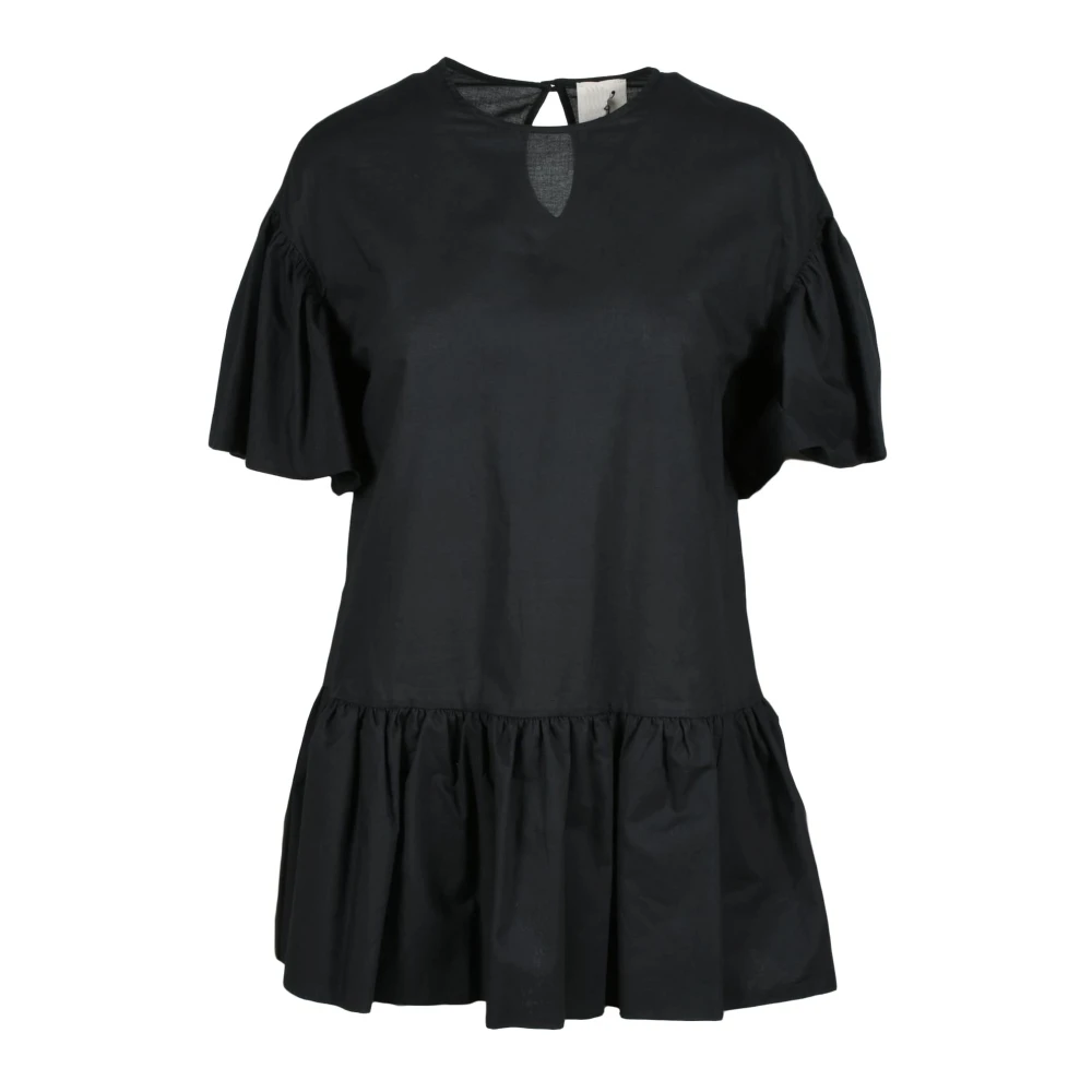 L'Autre Chose Katoenen blouse Black Dames