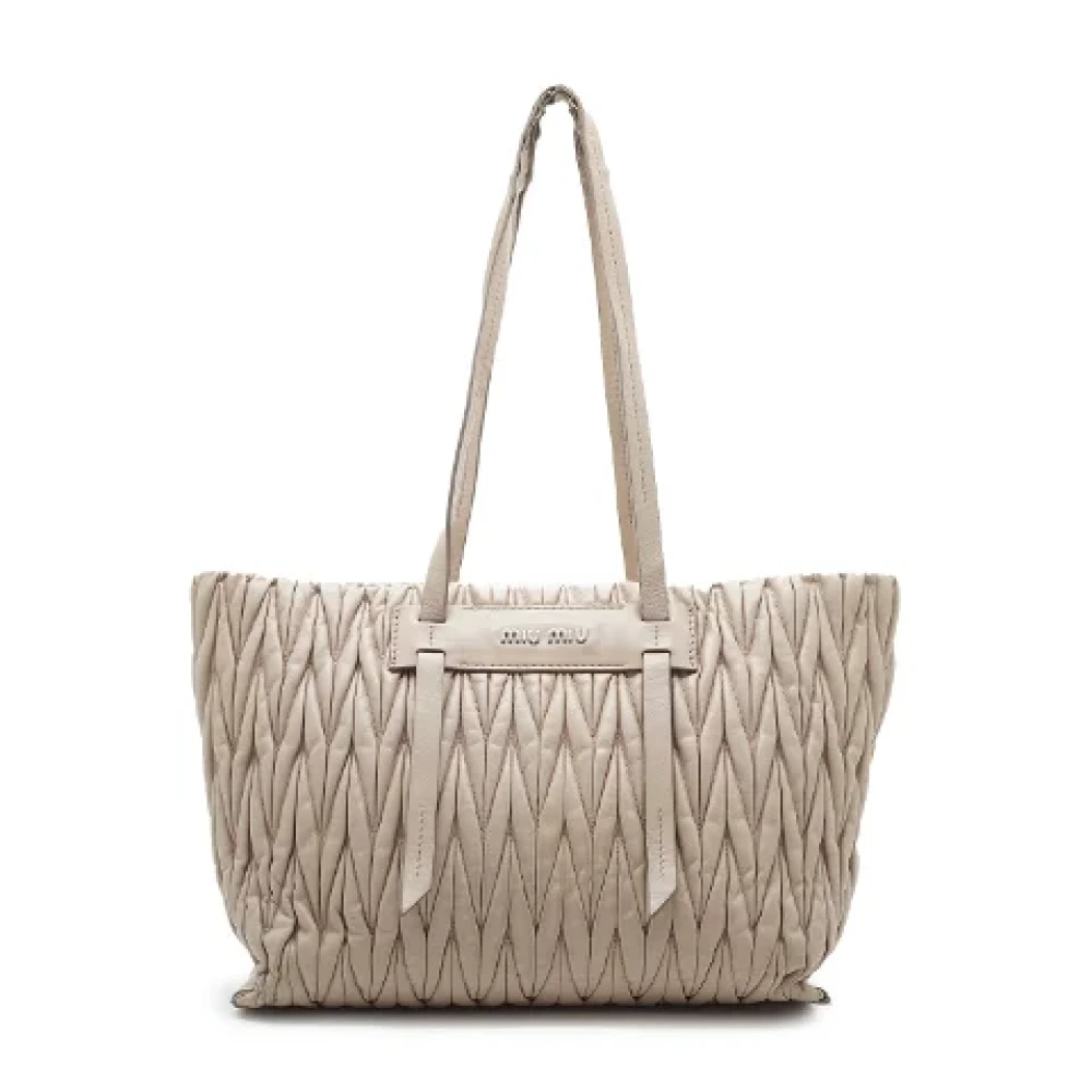 Pre-owned > Pre-owned Bags > Pre-owned Tote Bags - - Miu Miu Pre-owned - Modalova
