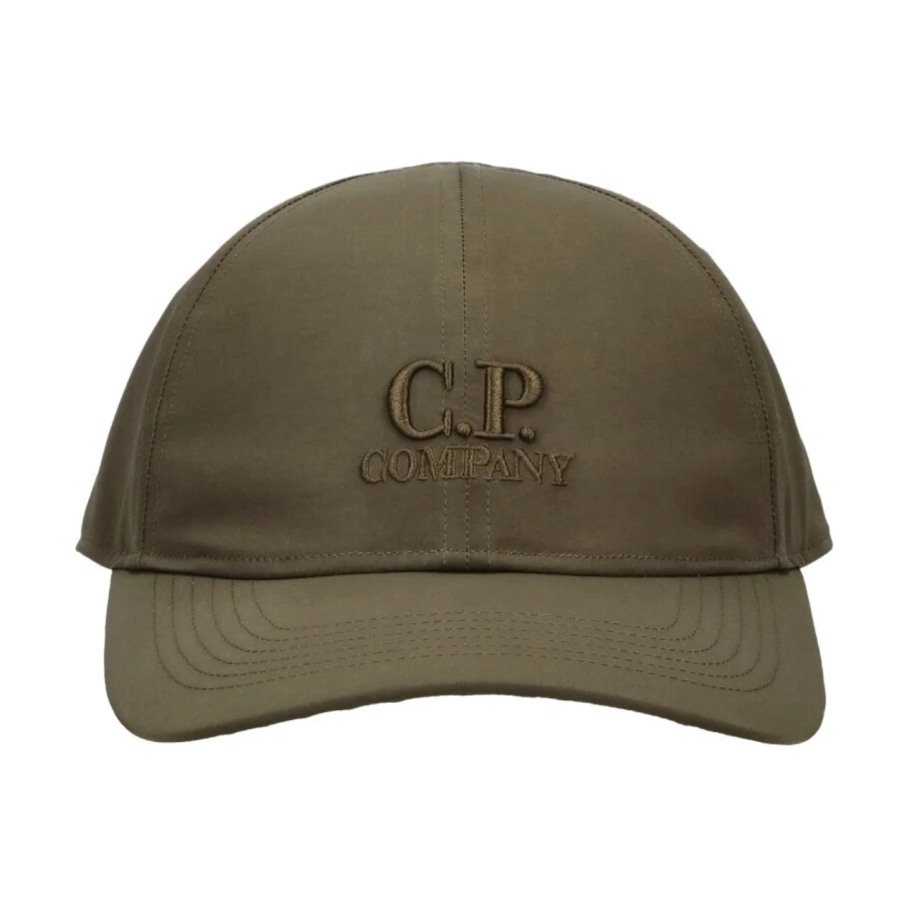 C.p. Company Hat With Logo - Male - Hats & Caps - Green - L - Accessories