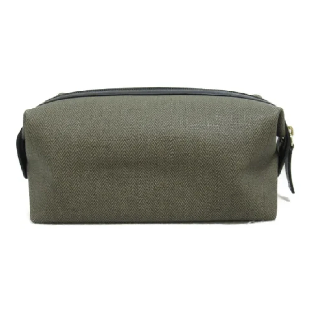 Bvlgari Vintage Pre-owned Coated canvas pouches Brown Dames
