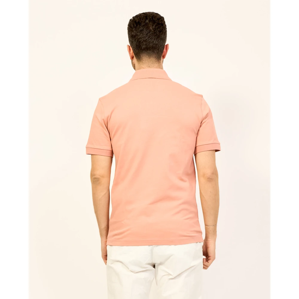 Boss Roze Polo Passenger T-shirt Pink Heren