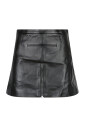 black-mini-tailored-skirt