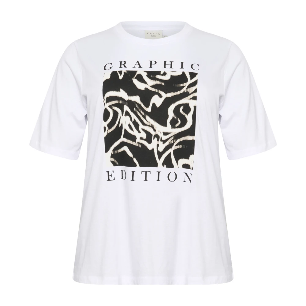 Tops > T-Shirts - - Kaffe Curve - Modalova