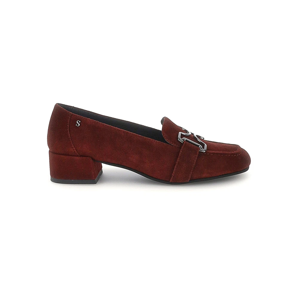 Stonefly Vrouw Rood Schoenen Dames, 38 Eu, Leer, Iris 10 Moccasin